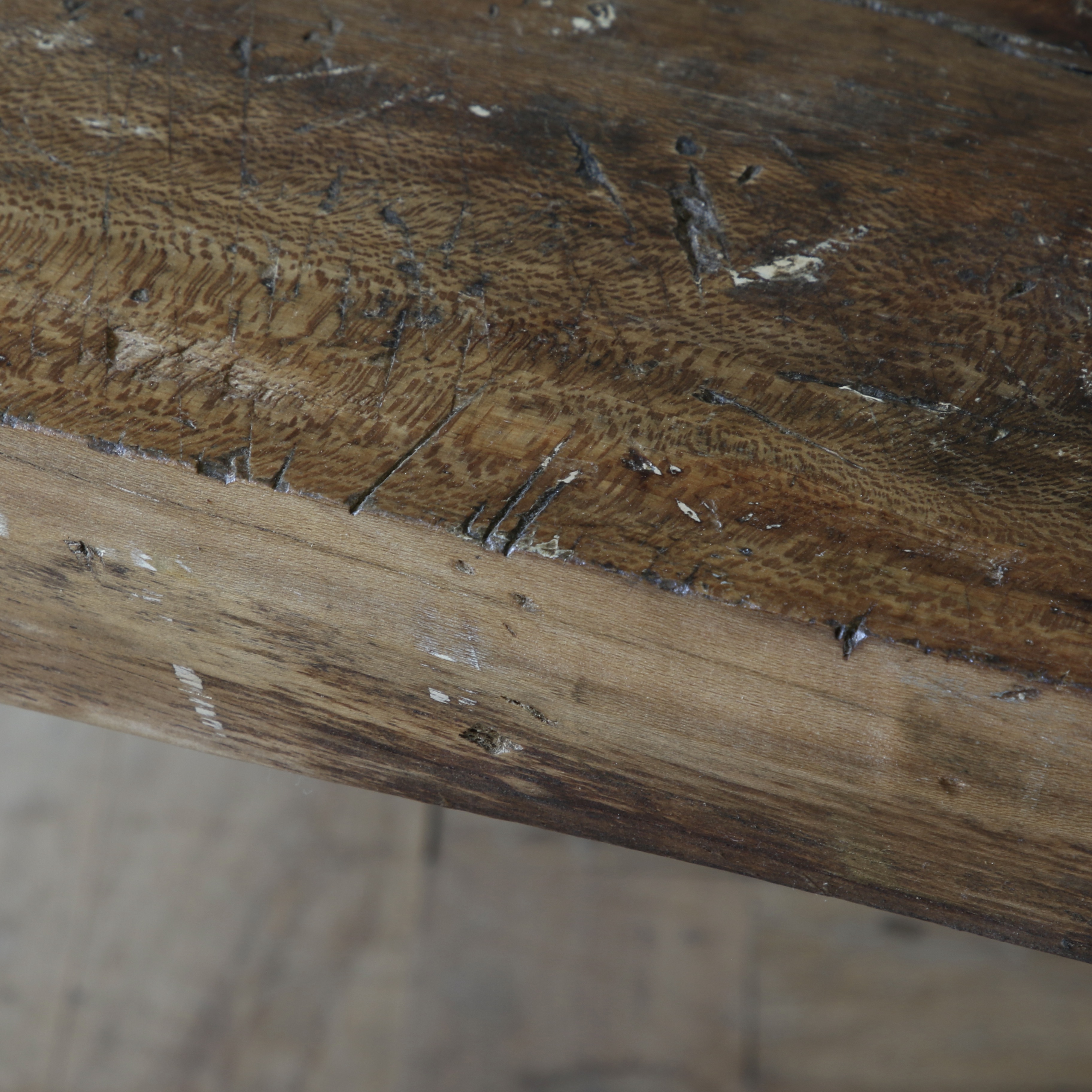 19th-Century Oak Workbench